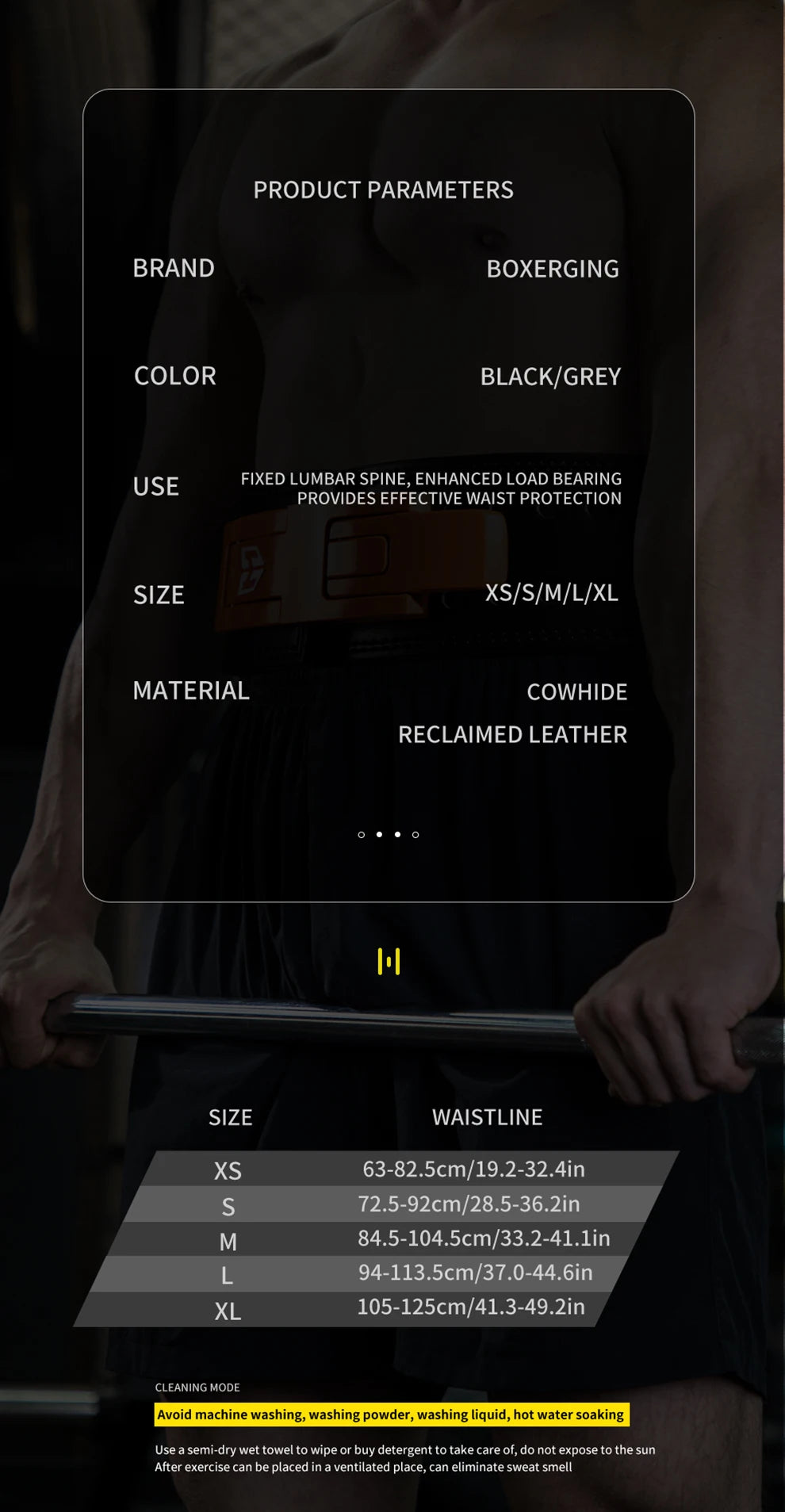 Boxering Weightlifting Belt